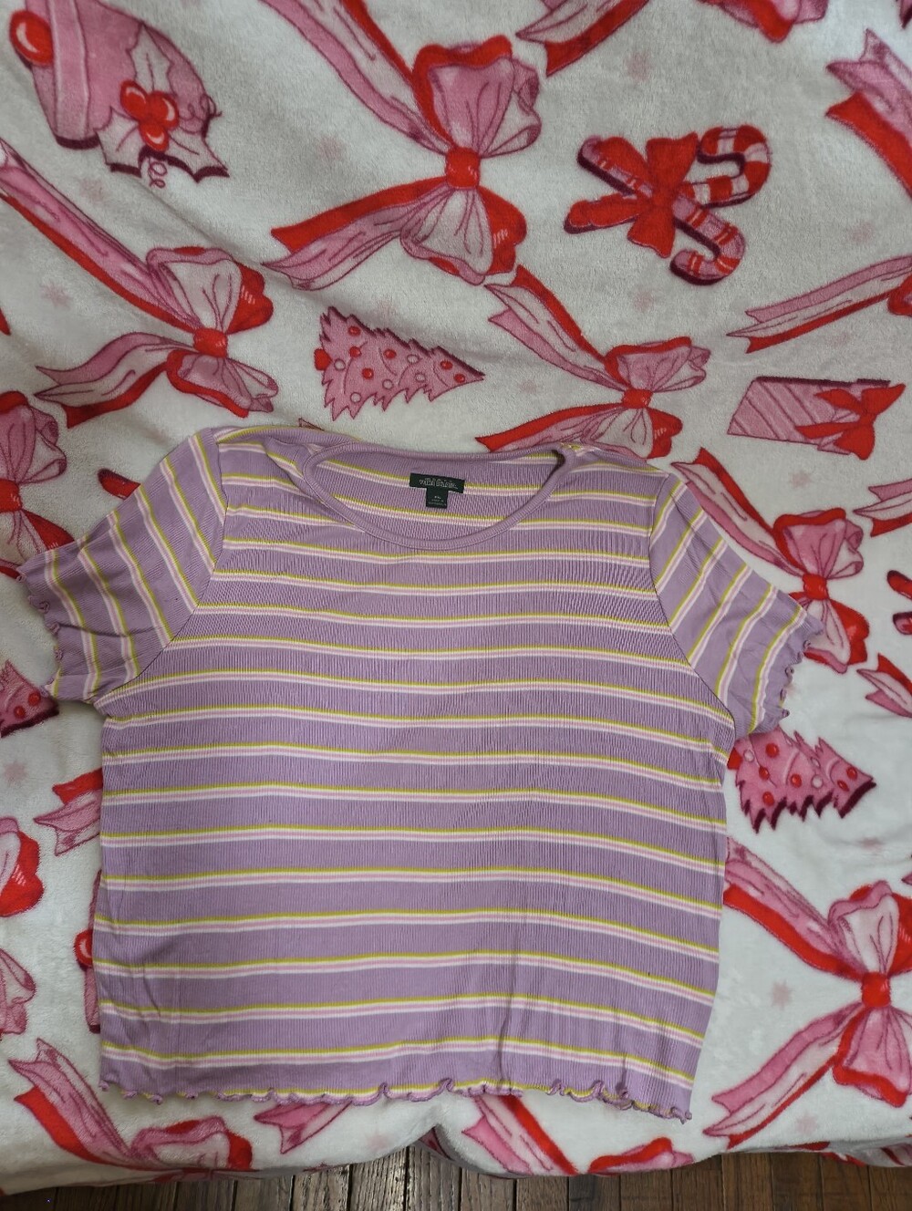 Wild Fable Stripe Baby Tee Xxl